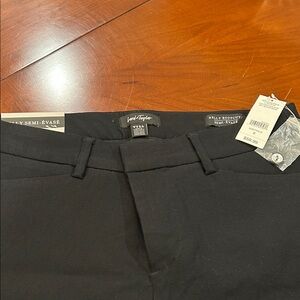 Lord & Taylor Black Men’s Semi-Bootcut Dress Pants